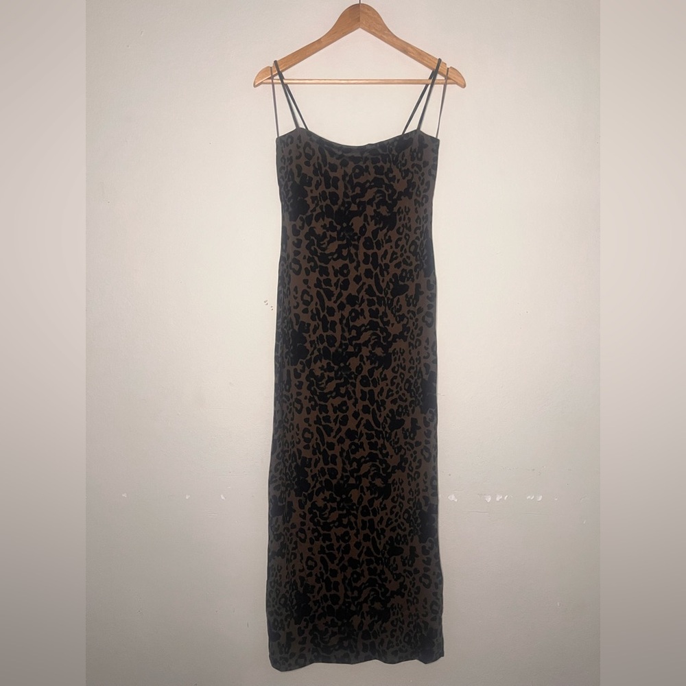 NWT SEND OFFERS!! Reformation brown leopard print midi dress